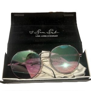 Lisa Loeb Eyewear Eyeglasses Tricolor With Case  (1188)
